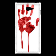 Coque Sony Xperia M2 Trace de sang