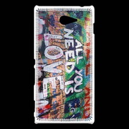 Coque Sony Xperia M2 All you need is love 5