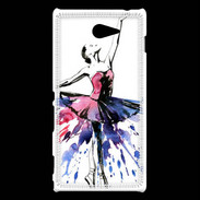 Coque Sony Xperia M2 Danse classique en illustration