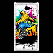 Coque Sony Xperia M2 Dancing Graffiti