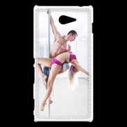 Coque Sony Xperia M2 Couple pole dance