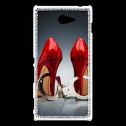 Coque Sony Xperia M2 Chaussures et menottes
