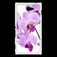 Coque Sony Xperia M2 Orchidée violette