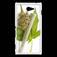 Coque Sony Xperia M2 Feuille de cannabis 5