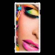 Coque Sony Xperia M2 Joli maquillage 5