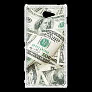 Coque Sony Xperia M2 Fond dollars 10