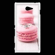 Coque Sony Xperia M2 Amour de macaron