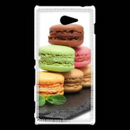 Coque Sony Xperia M2 Macarons sur ardoise