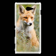 Coque Sony Xperia M2 Portrait d'un renard