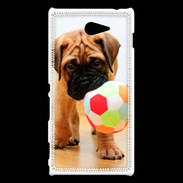 Coque Sony Xperia M2 Bull mastiff chiot