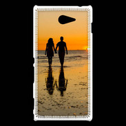 Coque Sony Xperia M2 Balade romantique sur la plage 5