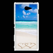 Coque Sony Xperia M2 Belle plage 5