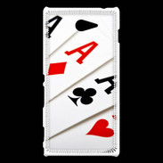 Coque Sony Xperia M2 Poker 4 as