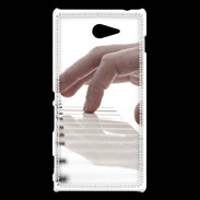 Coque Sony Xperia M2 Passion piano
