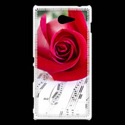 Coque Sony Xperia M2 La musique en rose