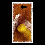 Coque Sony Xperia M2 Cours de tennis