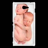 Coque Sony Xperia M2 Duo de bébés qui dorment