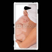 Coque Sony Xperia M2 Femme enceinte avec bébé dans le ventre