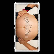Coque Sony Xperia M2 Femme enceinte ventre 