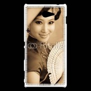 Coque Sony Xperia M2 Femme japonaise glamour 1