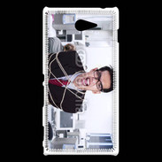 Coque Sony Xperia M2 Homme asiatique businessman ligoté glamour