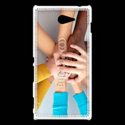 Coque Sony Xperia M2 Solidarité metissage