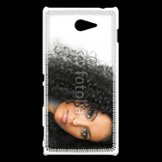 Coque Sony Xperia M2 Femme métisse 1