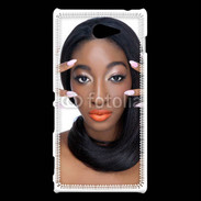 Coque Sony Xperia M2 Femme africaine glamour et sexy 3