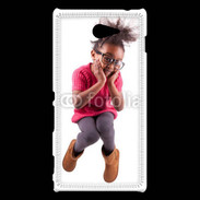 Coque Sony Xperia M2 Fillette africaine glamour