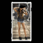 Coque Sony Xperia M2 Femme métisse hip hop r'n'b sexy