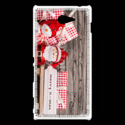 Coque Sony Xperia M2 Décoration de Noël