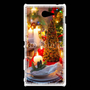 Coque Sony Xperia M2 Table de Noël