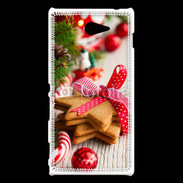 Coque Sony Xperia M2 Gâteaux de Noël