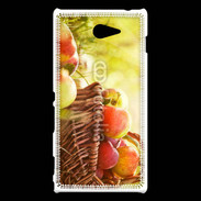Coque Sony Xperia M2 Panier de pommes
