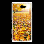 Coque Sony Xperia M2 Paysage d'automne 