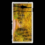 Coque Sony Xperia M2 Forêt automne