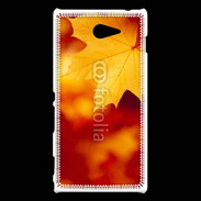 Coque Sony Xperia M2 feuilles d'automne