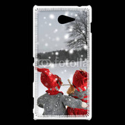 Coque Sony Xperia M2 hiver 5