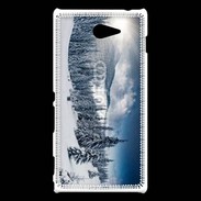 Coque Sony Xperia M2 paysage d'hiver 4