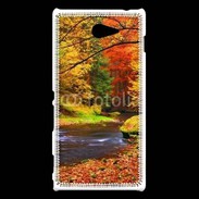 Coque Sony Xperia M2 Un automne au bord de l'eau