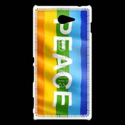 Coque Sony Xperia M2 Rainbow peace 5