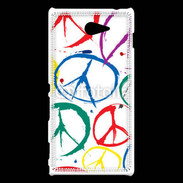 Coque Sony Xperia M2 Symboles de paix 2