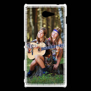 Coque Sony Xperia M2 Hippie et guitare 5