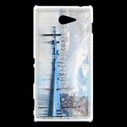 Coque Sony Xperia M2 Le Lac d'Annecy en hvier