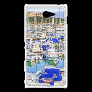 Coque Sony Xperia M2 Port d'Antibes