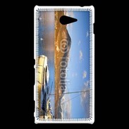 Coque Sony Xperia M2 Bateau sur le Lac d'Annecy 