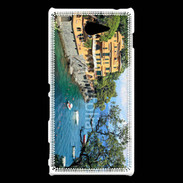 Coque Sony Xperia M2 Baie de Portofino en Italie