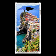 Coque Sony Xperia M2 Village de Vernazza en Italie