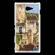 Coque Sony Xperia M2 Rocamadour village de France