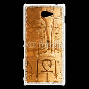 Coque Sony Xperia M2 Hiéroglyphe sur colonne